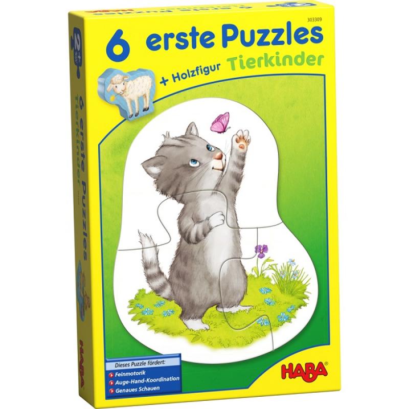 6 Premiers Puzzles Bebes Animaux 2 3 4 Pieces