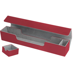Boite de Rangement Playmat Ultimate Guard Flip ´n ´Tray Mat Case XenoSkin Rouge