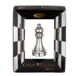 Casse-t&ecirc;te Huzzle Cast chess Bishop (fou) Silver level 2