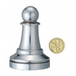 Casse-t&ecirc;te Huzzle Cast chess pawn Silver Level 1