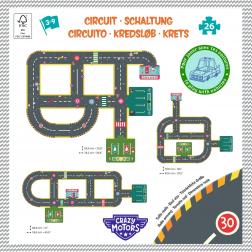CRAZY MOTORS - UNIVERS - Puzzle Circuit 26 pièces