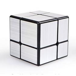 Cube : Mirror Cube QiYi 2x2 silver