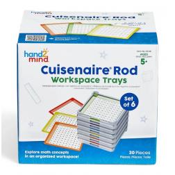 Cuisenaire&reg; Rod Workspace Trays, Set of 6