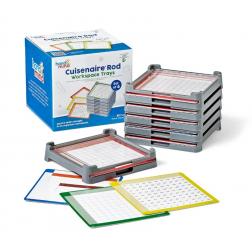 Cuisenaire&reg; Rod Workspace Trays, Set of 6