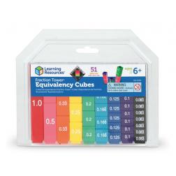 Fraction Tower&reg; Cubes - Ensemble d'&eacute;quivalence