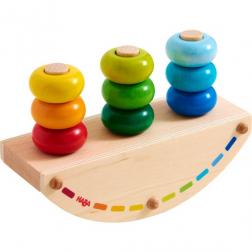 Jeu à enficher Equilibre arc-en-ciel