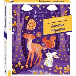Les ateliers de Marion Blanc - Strass et stickers Animaux magiques