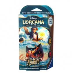 Lorcana - Deck de Démarrage La Mer Azurite - Jim Hawkins et Tigrou