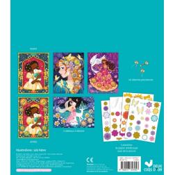 Mes portraits de Princesses &agrave; d&eacute;corer en volume - bo&icirc;te avec accessoires