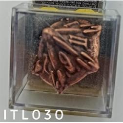 M&eacute;tal Dice D12 Terralith Finition Cuivre Patin&eacute;