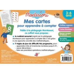 Montessori Mes cartes pour apprendre &agrave; compter 3-6 ans