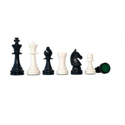 Pièces d'échecs en plastique style Staunton king 96mm Tournois