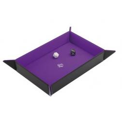 Piste de dés Magnétic Rectangulaire Noir Violet