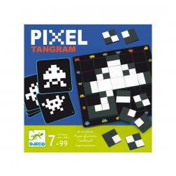 Pixel tangram