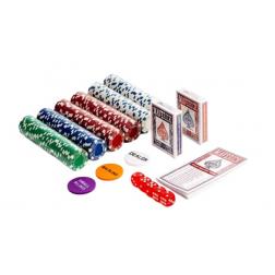 Poker - Mallette Maverick, 300 Jetons 11,5 g et 2 jeux 54 Cartes