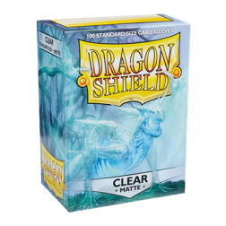 Protège-cartes Dragon Shield MATTE : STANDARD Clear (100 ct. in box)