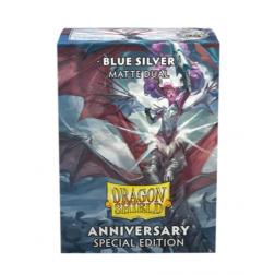 Prot&egrave;ge-cartes Dragon Shield MATTE - STANDARD Dual Cobalt & Silver (100 ct. In box)
