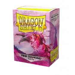 Protège-cartes Dragon Shield MATTE - STANDARD Pink Diamand (100 ct. In box)
