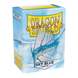 Protège-cartes Dragon Shield MATTE : STANDARD Sky blue (100 ct. In box)