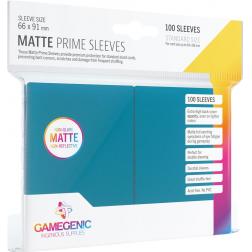 Protège-cartes Gamegenic : 100 Matte Sleeves Prime Bleu