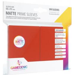 Protège-cartes Gamegenic : 100 Matte Sleeves Prime Rouge