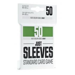 Protège-cartes GameGenic : 50 Just Sleeves Standard Green