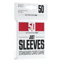 Protège-cartes GameGenic : 50 Just Sleeves Standard Red