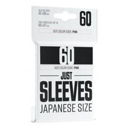 Protège-Cartes GameGenic: 60 Just Sleeves - Japanese Size Black