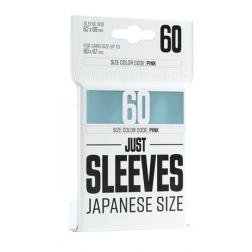 Protège-Cartes GameGenic: 60 Just Sleeves - Japanese Size Clear