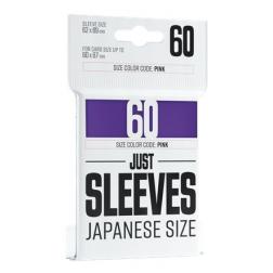 Protège-Cartes GameGenic: 60 Just Sleeves - Japanese Size Purple