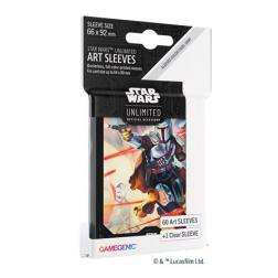 Protèges cartes : SW Unlimited Art Sleeves : Mandalorian	