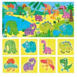 Puzzle 8+1 Dinosaurs