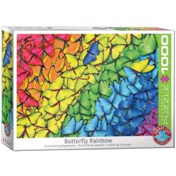 Puzzle Arc-en-ciel de papillons 1000 pièces