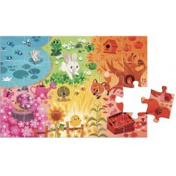 Puzzle cherche et trouve des tout-petits - Les couleurs