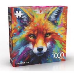 Puzzle Colorful Fox 1000 pièces