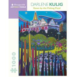 Puzzle Darlene Kulig : Down by the Fishing Pond 1000 pièces