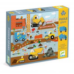 PUZZLE GEANT - Le chantier - 12pcs +5pcs