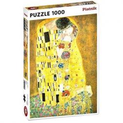 Puzzle Klimt Le baiser 1000 pi&egrave;ces metallique 