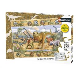Puzzle Les espèces de dinosaures 150 pièces