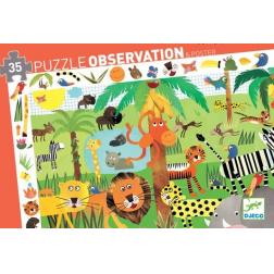 Puzzle Observation La Jungle : 35 pièces