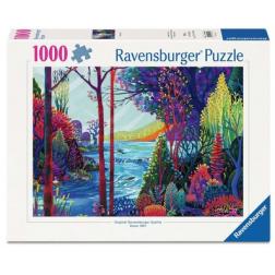 Puzzles Adultes 1000 pi&egrave;ces - For&ecirc;t indigo