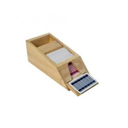 Sabot en bois pour cartes