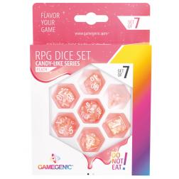 Set de 7 Dés Candy-like Series Peach