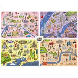 TEAMPUZZLE - City Trips - 1000 pi&egrave;ces