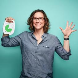 Time Timer Plus, white, 5 min.