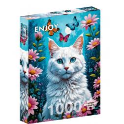 White Cat 1000 pi&egrave;ces