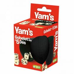 Yam's : Gobelet plastique + 5 dés
